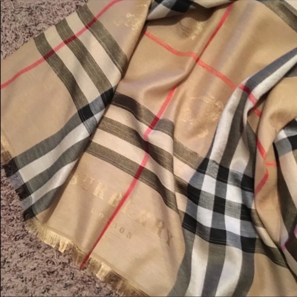 Rare NEW “Burberry London” 100%Cashmere Nova Chck - Picture 6 of 8